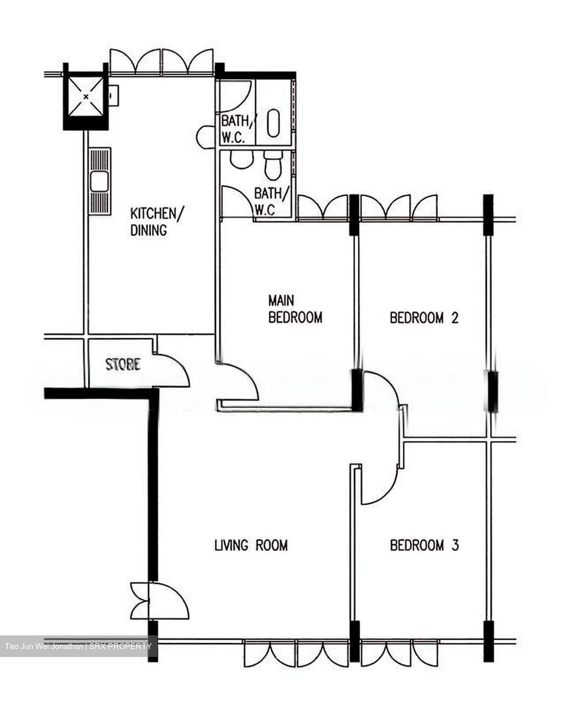 Blk 708 Reservoir Rise (Bedok), HDB 4 Rooms #513774171